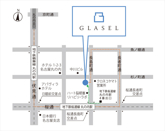 名古屋営業所の周辺地図